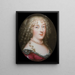 Françoise Athénaïs de Rochechouart 1641-1707 markisa de Montespan - Jean Petitot — inramlat konstverk på väggen