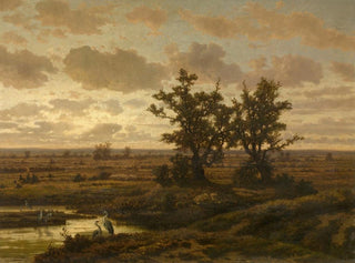 Marais dans les Kempen - Jean Pierre François Lamorinière — vy av konstverket