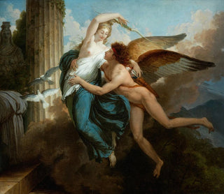 La Réunion de Cupidon et Psyché - Jean Pierre Saint-Ours — vy av konstverket
