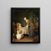 Dire la grâce - Jean Siméon Chardin — inramlat konstverk på väggen