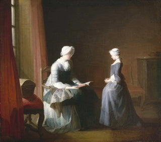 La bonne éducation - Jean Siméon Chardin — vy av konstverket