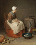 La femme de ménage - Jean Siméon Chardin — vy av konstverket