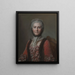 Marie-Sophie de Courcillon - Jean Valade — inramlat konstverk på väggen