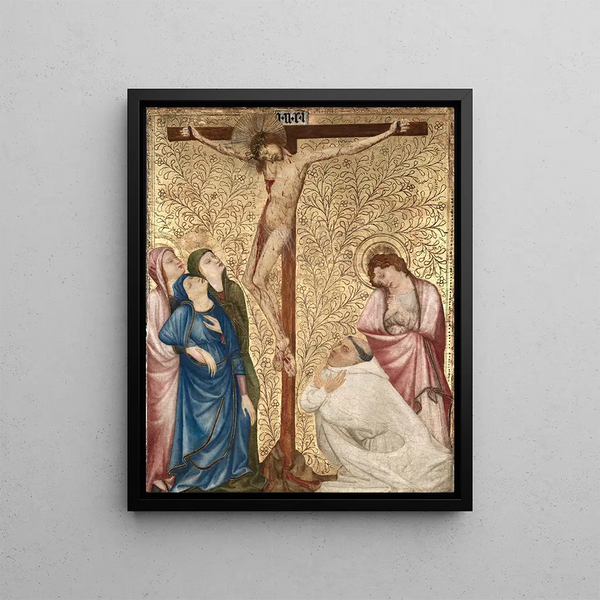 Jean de Beaumetz - Calvary with a Carthusian Monk.webp