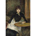 Reproduktion av målningen Jeanne Wenz à la Bastille - Henri de Toulouse-Lautrec
