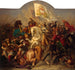 Jeanne d'Arc i strid - Hermann Stilke — vy av konstverket