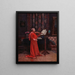Duo d'Amour - Jehan Georges Vibert — inramlat konstverk på väggen