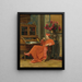 Eurêka - Jehan Georges Vibert — inramlat konstverk på väggen