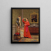 La Comparaison - Jehan Georges Vibert — inramlat konstverk på väggen