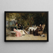 La Réprimande - Jehan Georges Vibert — inramlat konstverk på väggen