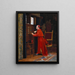 La Vue - Jehan Georges Vibert — inramlat konstverk på väggen