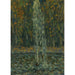 Reproduktion av målningen Jet d'eau - Henri Le Sidaner