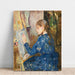 Reproduktion av målningen av ung flicka som skriver - Berthe Morisot