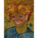 Reproduktion av målningen Ung man med blåklint - Vincent van Gogh