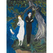 Reproduktion av målningen Ung man i svart, flicka i vitt - Nils Dardel