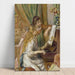 Reproduktion av målningen unga flickor vid piano - Pierre-Auguste Renoir