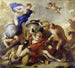 Ungdom frestas av laster - Luca Giordano — vy av konstverket