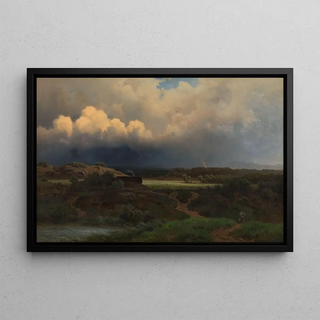 Joachim Frich - Landscape with stormy Sky.webp