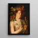 Bacchus - Joachim Wtewael — inramlat konstverk på väggen