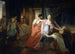 Proculeius hindrar Kleopatra från att sticka sig - Joannes Echarius Carolus Alberti — vy av konstverket