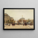 La Place du Châtelet, Paris - Joaquín Mir — inramlat konstverk på väggen