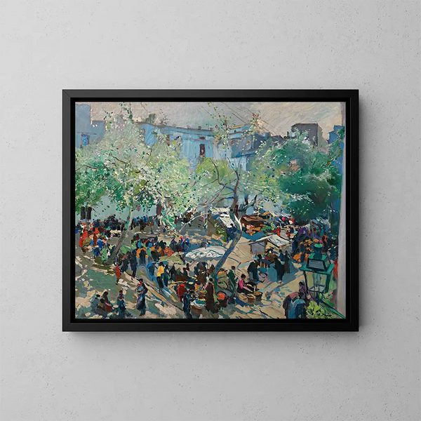 Place Pau Casals à Vilanova - Joaquín Mir Trinxet — inramlat konstverk på väggen
