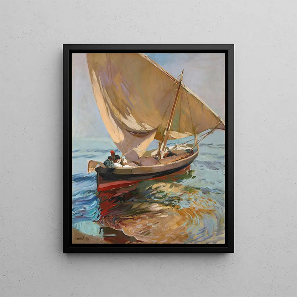 Joaqun Sorolla - Camino De La Pesca Valencia Setting Out To Sea Valencia.webp