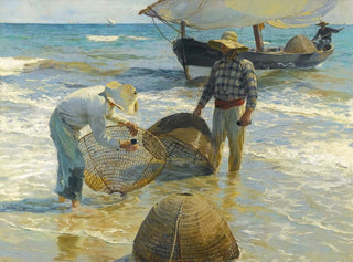 Fiskare från Valencia - Joaquín Sorolla — vy av konstverket
