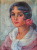 Portrait d'une femme - Joaquín Sorolla — vy av konstverket