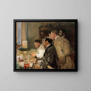 Recherche - Joaquín Sorolla — inramlat konstverk på väggen