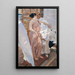 La robe rose après le bain - Joaquín Sorolla — inramlat konstverk på väggen