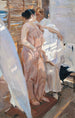 La robe rose - Joaquín Sorolla — vy av konstverket