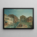 Venise l'église de San Giuseppe di Castello - Johan Anton Richter — inramlat konstverk på väggen