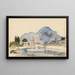 Environs de Grenoble - Johan Barthold Jongkind — inramlat konstverk på väggen