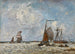 L'Estuaire, Belgien - Johan Barthold Jongkind — vy av konstverket