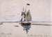 La Mer Honfleur - Johan Barthold Jongkind — vy av konstverket