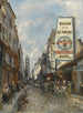 La Rue Saint-Jacques Paris - Johan Barthold Jongkind — vy av konstverket