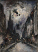 La Rue Saint-Séverin nuvarande 5:e arrondissement - Johan Barthold Jongkind — vy av konstverket