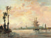 La Seine nära Rouen - Johan Barthold Jongkind — vy av konstverket