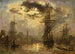 Les moulins de Rotterdam - Johan Barthold Jongkind — vy av konstverket