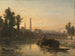 Vue de rivière en France, probablement près de Pontoise - Johan Barthold Jongkind — vy av konstverket