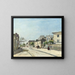 Rue Notre-Dame, Paris - Johan Barthold Jongkind — inramlat konstverk på väggen