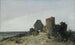 Ruins of Rosemont Castle - Johan Barthold Jongkind — vy av konstverket