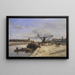 Vue depuis le Quai d'Orsay - Johan Barthold Jongkind — inramlat konstverk på väggen