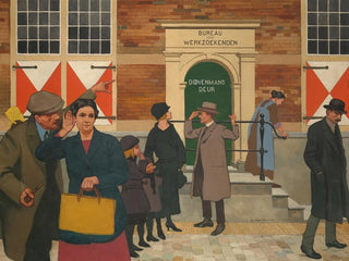 La porte de Doovenman - Johan Braakensiek — vy av konstverket
