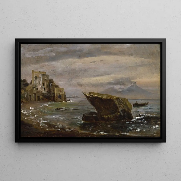 Johan Christian Dahl - Beach near Posillipo.webp