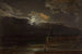 Dresde vid månsken - Johan Christian Dahl — vy av konstverket