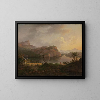 Johan Christian Dahl - Nordic Landscape with a dead Tree.webp