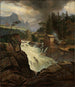 Les chutes supérieures du Labrofoss - Johan Christian Dahl — vy av konstverket