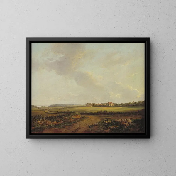 Vue d'Engelholm à Prst en Zélande - Johan Christian Dahl — inramlat konstverk på väggen